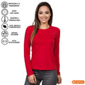Camiseta Feminina Segunda Pele com Proteção Solar UV 50+