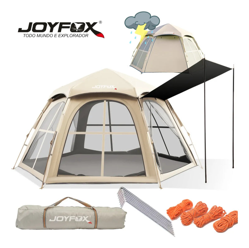Barraca De Camping Acampamento impermeável  Automática Grande Para 5-8 lugares Pessoas