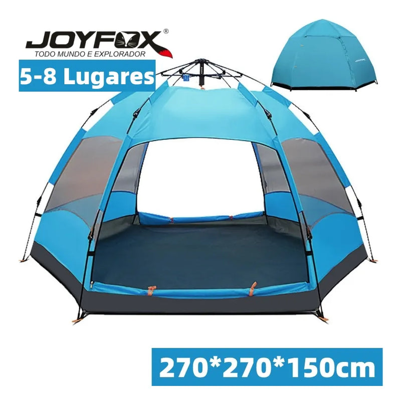 Barraca De Camping Acampamento impermeável  Automática Grande Para 5-8 lugares Pessoas