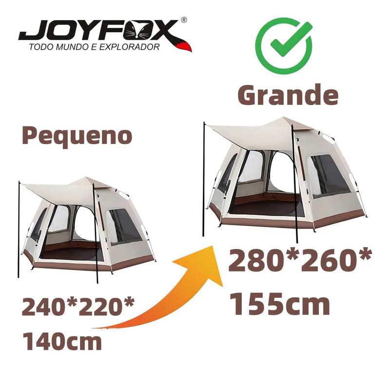 Barraca De Camping Acampamento impermeável  Automática Grande Para 5-8 lugares Pessoas