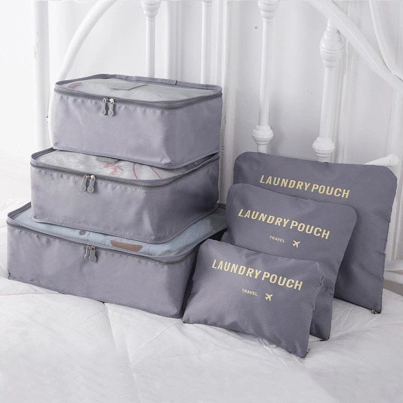 🧳KIT Organizador de Mala 7 Peças-Leve Tudo Com Estilo e Sem Bagunça ❤
