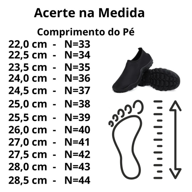 Sapatilha Náutica Neoprene - Conforto e Versatilidade para Aventuras