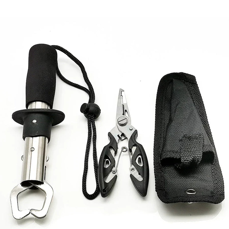 Kit 3 Peças Alicate de Pesca e Ferramentas Multifuncionais