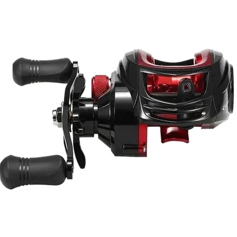Kit Pesca Completo: Carretilha 19 Rolamentos + Vara + Linha e Isca