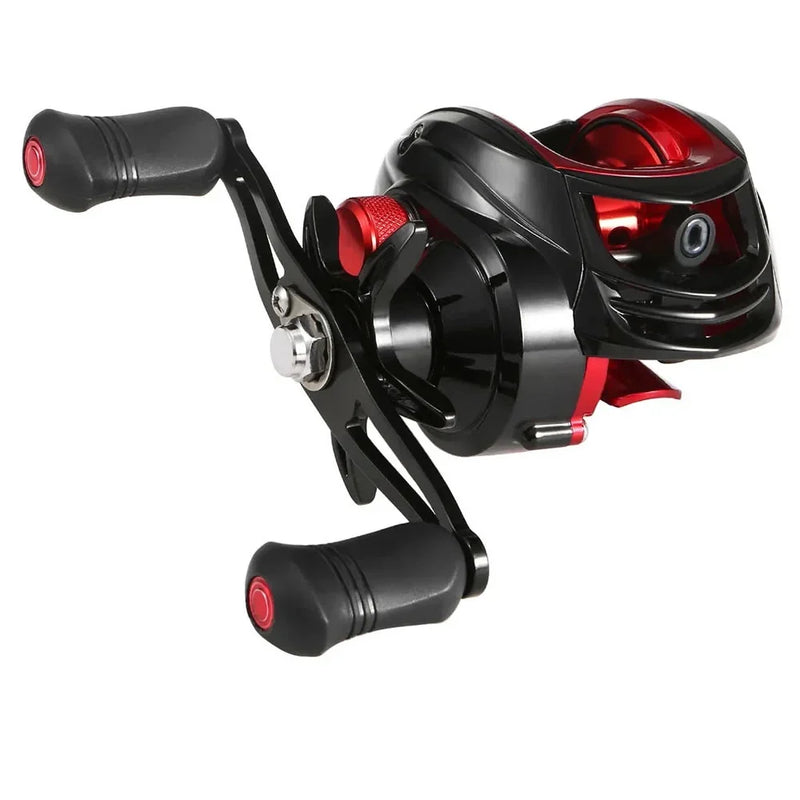 Kit Pesca Completo: Carretilha 19 Rolamentos + Vara + Linha e Isca